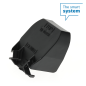 Preview: Abdeckkappe Halter kabelseitig, PowerTube (BBP38YY) horizontal,Inversentnahme nach oben, pivot