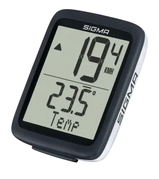 Sigma Fahrradcomputer BC 10.0 WR schwarz/weiß, kabelgebunden