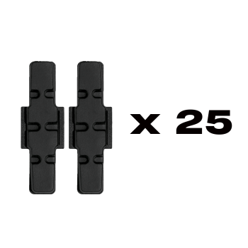 Bremsbelag schwarz (VE = 25 Sets)