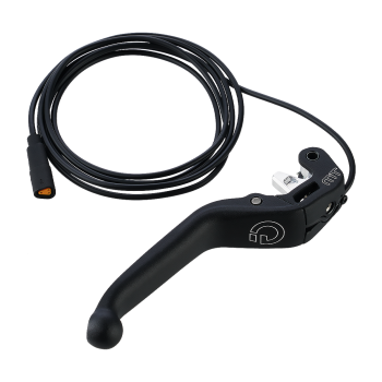 Bremshebel MT5e HIGO-Schließer (NO). 3 Finger Aluminium Hebel, mit Kugelkopf, Kabellänge 1.400 mm