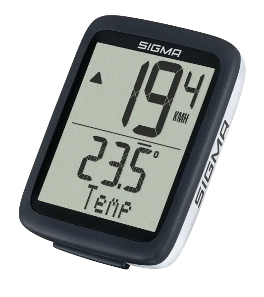 Sigma Fahrradcomputer BC 10.0 WR schwarz/weiß, kabelgebunden