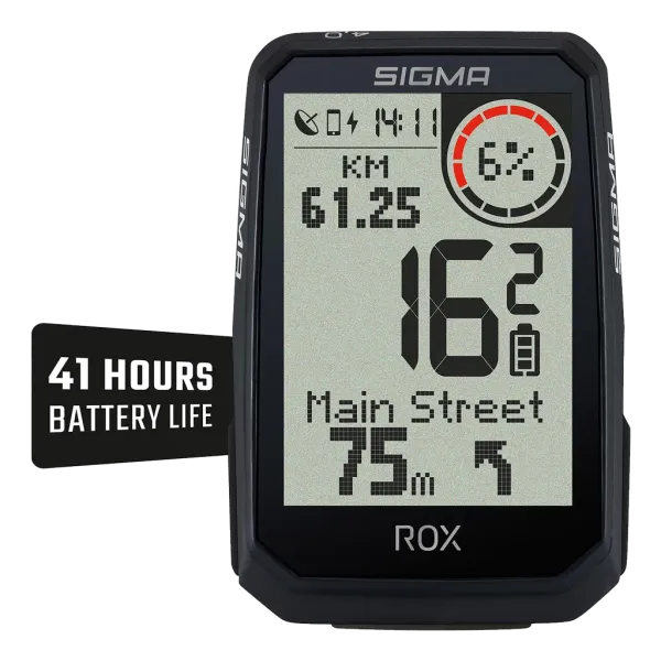 Sigma Fahrradcomputer Rox 4.0 Endurance schwarz