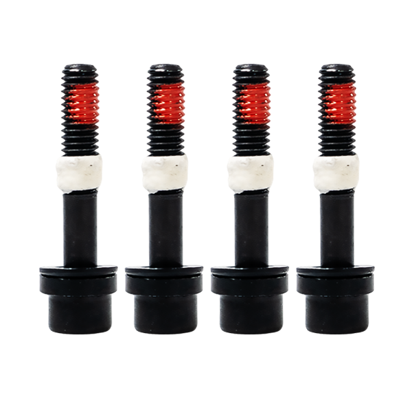 QM-Schrauben M6x35 mit roter Schraubensicherung (4 Stk.)