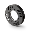 Kettenschutz-Set für E-Bike inkl. Kettenblatt 16 Zähne, offset 3 mm,schwarz (BDU2XX)